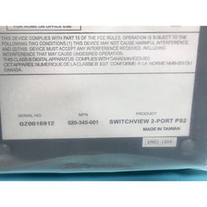 AVOCENT SV220PS2-EU SWITCHVIEW 2-PORT PS2 KVM - Équipements et pièces semi-conducteurs d'occasion fiables à l'échelle mondiale - Product Image 3
