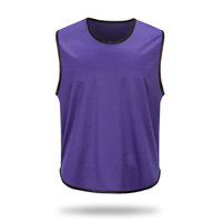 Maillots d'entraînement de football réversibles imprimés bicolores, chasubles de match pour l'entraînement de football, vêtements de sport d'équipe en maille respirante