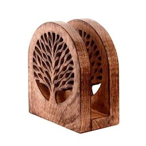 Wooden <b>Tissue</b> Box Acacia Napkin Holder Handmade <b>Paper</b> Wooden <b>Tissue</b> Box for Table Decorations at Low Price - Product Image 4