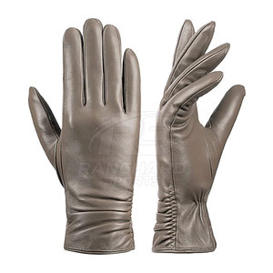Soft Men Leather <b>Gloves</b> Winter <b>Warm</b> Outdoor Casual Stylish Comfortable Protective Hand Accessories for Daily Wear - Product Image 6