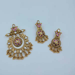 Royal Pota Stone and Pearl Pendant <b>Set</b> 10575636PK Exquisite Fine Jewelry <b>Set</b> - Product Image 1
