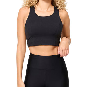 Premium High Quality Quick Dry Custom Women Sports <b>Bra</b> Running Crop Top Gym Fitness Wear Workout <b>Bra</b> Spandex/Polyester/Cotton - Product Image 1