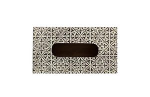 Decorative <b>Tissue</b> Box Cover Wooden <b>Pattern</b> <b>Paper</b> Holder Table <b>Tissue</b> Case for Living Room Kitchen - Product Image 1