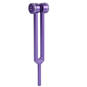 Juego de Diapasones para Sanación - 4 Diapasones de Terapia de Sonido de Diferentes Frecuencias (128Hz, 136.1Hz, 256Hz y 384Hz) de Aluminio - Product Image 5