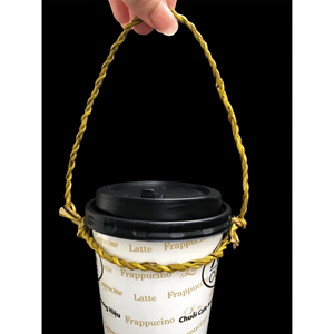 Support à tasse en jonc de mer, fait main, en fibre de jonc de mer, pour isolation des boissons et décoration de table, Vietnam - Product Image 4
