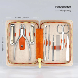 Premium Stainless Steel <b>Nail</b> Care Manicure <b>Set</b> with Case Manicure Pedicure Grooming Kit for Men Women and Teens <b>Nail</b> Care Tools - Product Image 4