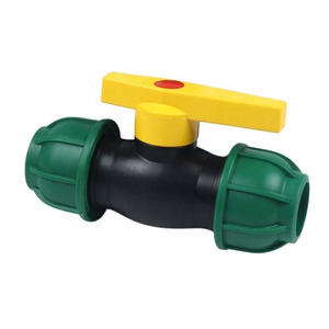 บอลวาล์วทองเหลือง PP แบบเกลียวเชื่อมต่อด้วยมือ - Product Image 3