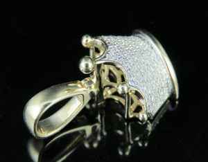 Colgante de Corona de Rey de Diseño, Plata 925, con Incrustaciones de Diamantes, Joyería Hip Hop para Hombre, Colgante de Moda - Product Image 3