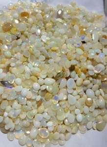 Wholesale Price Lot Ethiopian Fire <b>Opal</b> Cabochon Mix Lot | Multi Color Flash <b>Opal</b> Loose Gemstones Custom Cut for Jewelry Making, - Product Image 2