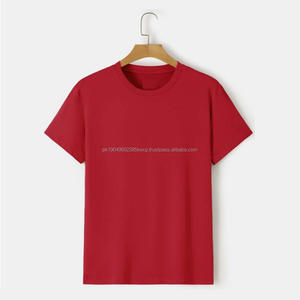 Camiseta Elástica de Alta Calidad para Hombre, Talla Grande, 100% Algodón, Diseño en Blanco, Ropa Deportiva para Fitness, Impresión por Sublimación Personalizada - Product Image 1