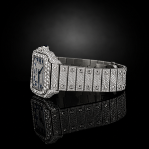 Montre mécanique automatique en moissanite OEM ODM très vendue, pour homme, chiffres romains, montres de luxe pour lui - Product Image 2