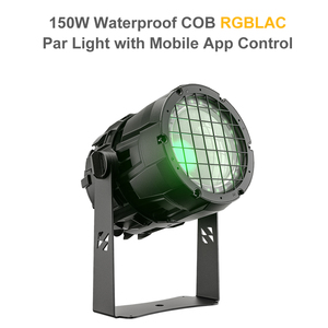 ไฟพาร์ LED SHEHDS แบบต่อพ่วงได้ 150W RGBLAC COB IP66 DMX 9CH 14CH ควบคุมผ่านแอพพลิเคชั่น สำหรับงานคอนเสิร์ต งานแต่งงาน และทัวร์ - Product Image 2