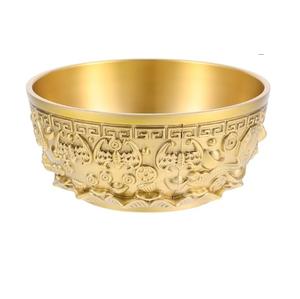 Cuencos Katori de Latón Ecológicos Hechos en India con Tapa, Cuencos para Servir Postres, Cuenco para Servir Alimentos Puros, Pulido, Sostenible, para Viajes - Product Image 6