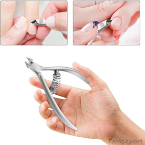 Outils professionnels pour le nail art, pinces à cuticules à double ressort en acier inoxydable de haute qualité, pinces à cuticules coréennes avec boîte - Product Image 6