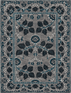 Tapis en laine peluche unie bleu persan classique, très populaire, pour salon, chambre, hôtel, lavable, couleurs personnalisables - Product Image 2