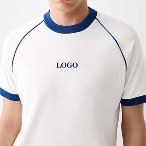 <b>Shirt</b> High Quality 260GSM 100% Cotton Solid Vintage Style Short Sleeve Crew Neck Eco-Friendly Low MOQ Fast Custom Logo OEM - Product Image 4