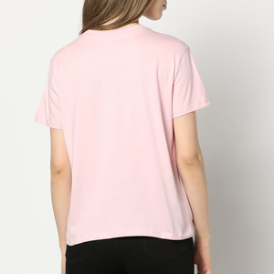 T-shirt court à manches courtes en coton doux avec broderie unique, t-shirts pour femmes brodés sur mesure, coton 200 GSM - Product Image 3