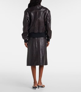 Jupe mini décontractée en cuir de haute qualité sur mesure pour femme, élégante et luxueuse, production en gros OEM ODM, échantillon - Product Image 2