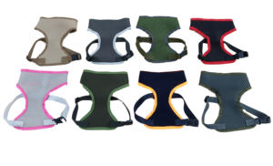 Harnais pour chien à motif personnalisé de haute qualité Maille tissée douce et respirante Rembourrage souple réfléchissant Vente en gros en polyester à la mode durable - Product Image 6