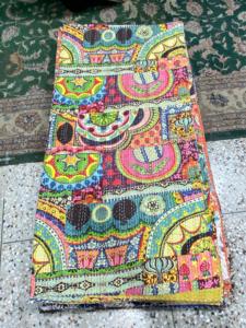 Soft Cotton Handmade Kantha <b>Quilt</b> Bedcover Featuring Traditional <b>Indian</b> Quilting for Timeless Home Textile Collection - Product Image 2