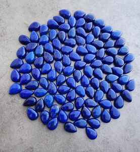 Cabochons en lapis-lazuli naturel en forme de goutte, pierres précieuses calibrées en forme de poire pour la fabrication de bijoux, cristal de guérison - Product Image 3