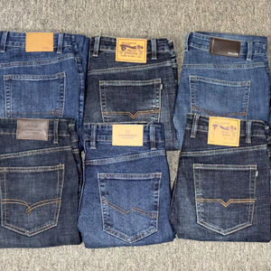 Pantalones vaqueros de mezclilla impermeables ecológicos de cintura media de ajuste Regular recto de alta calidad para hombre, Fabricante Mayorista de otoño y verano - Product Image 3