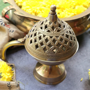Quemadores de Incienso de Latón para Exportación, Ecológicos, Tradicionales, Decorativos, para un Estilo de Vida Tranquilo en el Hogar, Esenciales para la Práctica del Incienso - Product Image 1