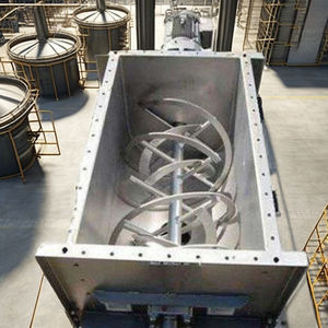 Mezcladora de Tambor de Acero Inoxidable LEW para Productos Químicos, Capacidad de 500L, Entrada Inferior, Motor de Inducción con Calefacción, 220V 1kW - Product Image 1