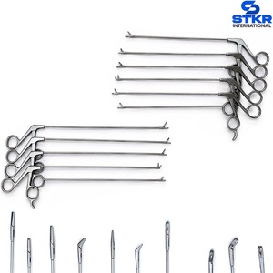 Juego de 10 piezas de microfórceps laringeos, tijeras ORL, pinzas de agarre, copas de biopsia, etc. - Product Image 2