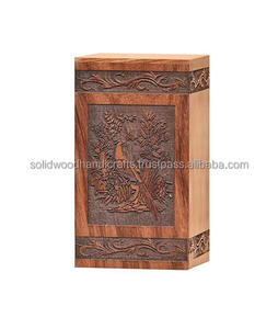 Nouvelles urnes funéraires en bois pour adultes, urnes funéraires en bois, taille personnalisée, fournitures funéraires - Product Image 2