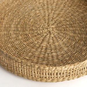 Offre Spéciale Achat en Gros Plateau Mural Rond en Jonc de Mer Fait Main, Conteneur Naturel pour Décoration de Table et Accent de Pièce - Product Image 2