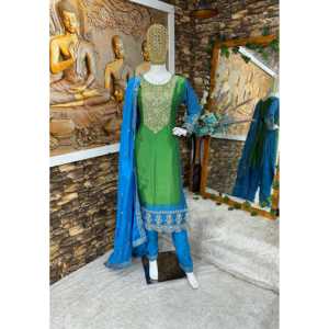 Conjunto Dupatta con parte superior y hermosa ropa de fiesta para mujer - Product Image 5