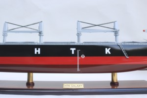 HTK GALAXY - Maqueta de Barco Comercial Panamá de Madera Hecha a Mano, Temática Náutica, para Decoración del Hogar - Product Image 4