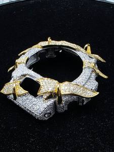Premium Custom Fit Iced <b>Watch</b> <b>Case</b> Moissanite Diamond Full Pave <b>Watch</b> Housing Hip Hop Fashion Style <b>Case</b> - Product Image 5