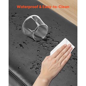 Banc de rangement moderne en similicuir PU avec pieds en métal, banc à chaussures pour entrée, tabouret et ottoman rembourrés - Product Image 6