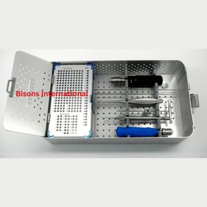 BISONS - Kit de Instrumentos Quirúrgicos Ortopédicos Manuales de Acero Inoxidable Profesional para Fragmentos Pequeños de 3.5/4.0 mm, Certificado CE - Product Image 3