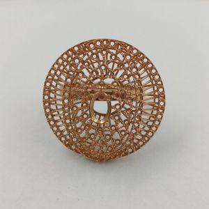 Anillo de Oro Sólido de 14K con Diamantes Reales, Estilo Moderno, Montura para Mujer, Joyería Fina de Lujo, Semimontura, Fabricante OEM al por Mayor - Product Image 6