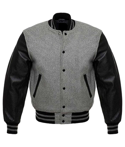 High Quality Customizable Wool Varsity <b>Jacket</b> <b>Men</b> Women Embroidered Cartoon Front Letterman Bomber <b>Jackets</b> High Visibility - Product Image 1