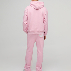 ชุดฮู้ดดี้และกางเกงจ็อกกิ้งผู้ชายไซส์ใหญ่ ระบายอากาศได้ดี เป็นมิตรกับสิ่งแวดล้อม กันลม ผลิตจากผ้าฝ้าย ทรงเข้ารูป พร้อมชุดจ็อกกิ้งไซส์ใหญ่พิเศษ สกรีนโลโก้ได้ตามต้องการ - Product Image 2