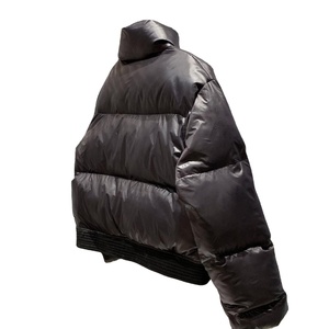 Stand <b>Collar</b> Loose Long Sleeve Patchwork Zipper Women Winter Puffer <b>Jacket</b> 2025 - Product Image 2