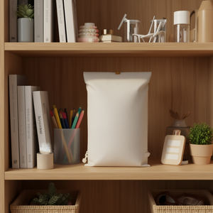 Borsa Multiuso ILAN 9x12cm 3 Pezzi in Cotone Bianco per Conservazione - Product Image 3