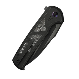 Couteaux pliants avec poignée en aluminium bleu, lame en acier inoxydable, design compact pour la randonnée, le camping et l'usage quotidien - Product Image 6