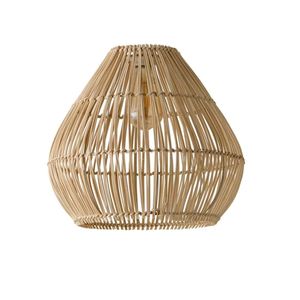 Abat-jour suspendu en rotin tissé à la main – Luminaire suspendu en fibre naturelle fait main pour la maison, les cafés, les restaurants et la décoration commerciale - Product Image 2