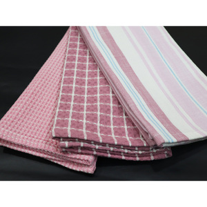 Lot de torchons de cuisine saisonniers 100 % coton, séchage rapide, tissés, personnalisables, motif teint en fil, pour usage en cuisine - Product Image 2