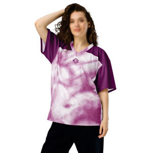 Camiseta de fútbol americano de malla sublimada personalizada, unisex, transpirable, con cuello en V, ropa de equipo, fabricante OEM de marca privada, comprador estadounidense - Product Image 6