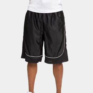 Shorts de sport pour homme, coupe confortable, respirants, avec cordon de serrage élastique à la taille, en mesh, pour la course à pied et la gym - Product Image 2