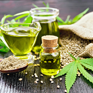 Aceite de Semillas de Cáñamo Prensado en Frío, Grado Alimenticio Natural, Alto en Ácidos Grasos Omega, Aroma Dulce, Uso Nutricional, para Cuidado de la Salud, Cabello y Piel - Product Image 1