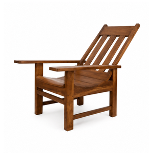 Solid Teak Wood Outdoor Lounge Chair Set with <b>Round</b> Coffee <b>Table</b> Modern <b>Patio</b> Garden Villa Resort Furniture for Hotel - Product Image 1