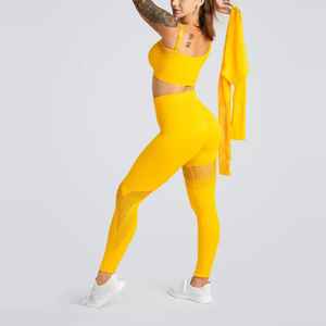 Servicio OEM, Conjunto de Yoga para Mujer, Fabricación en Pakistán, Diseño Único, Conjunto de Yoga para Mujer para Uso en Exteriores, Hecho de Poliéster - Product Image 2