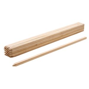25 Pezzi 48x0.75x0.75 Picchetti da Giardino in Legno di Abete con Punta Affilata per Supporto Piante, Agricoltura e Livellamento Terreni per Giardini e Aiuole - Product Image 1